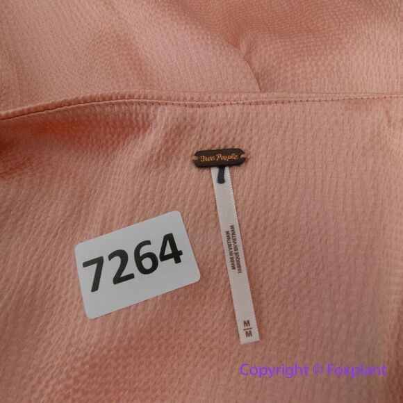New! Free‎ People Scarlett Mini Dress in peach, size M - Picture 14 of 16